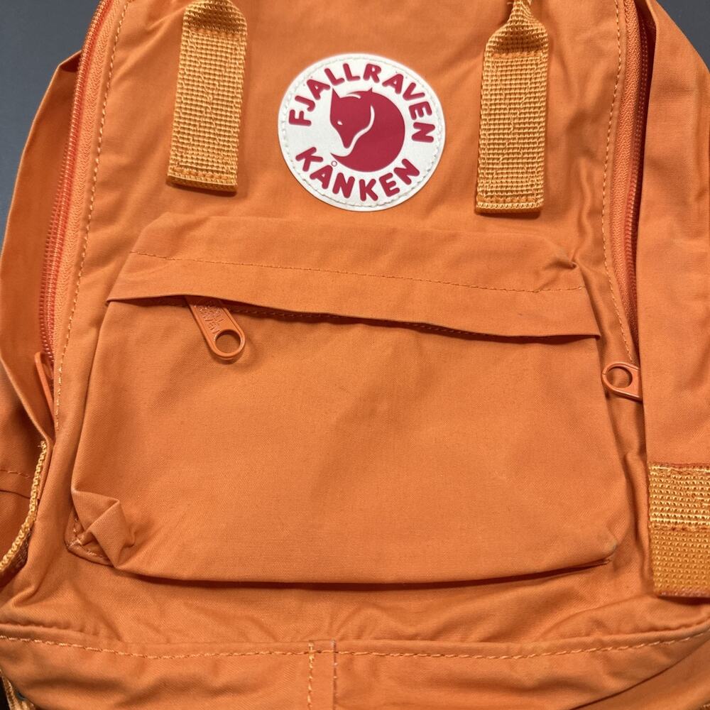 Fjallraven Kanken Mini Backpack Spicy Orange 5-Pocket Everyday Outdoor Pack - Picture 12 of 15